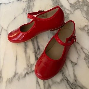 Elephantito Red Patent Mary Jane Shoes